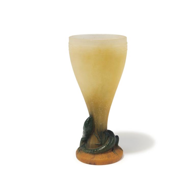 Hauptbild zu Objekt, Vase 'au L&eacute;zard', prior to 1914, Henri Berg&eacute;, Walter, Amalric, Nancy, 129 298