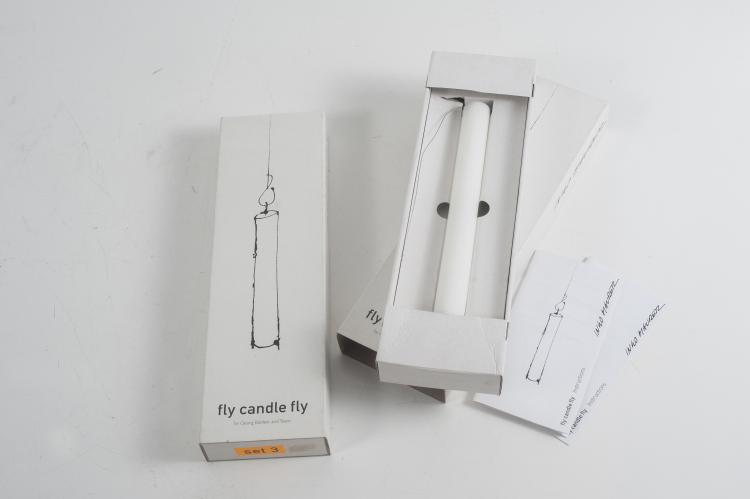 Bild 1 zu Objekt, Four 'Fly Candle Fly' pendant lights, 1997, Georg Baldele, Design M Ingo Maurer, M&uuml;nchen, 128B 517