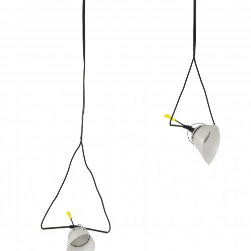 Two 'Little Black Nothing' pendant lights, 1986