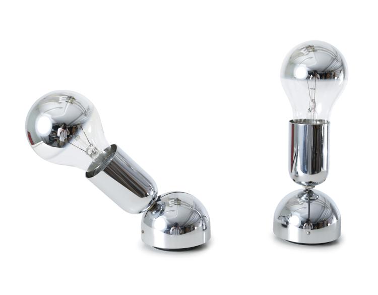 Hauptbild zu Objekt, Zwei Tischleuchten 'Pollux', 1967, Ingo Maurer, Design M Ingo Maurer, M&uuml;nchen, 128B 487