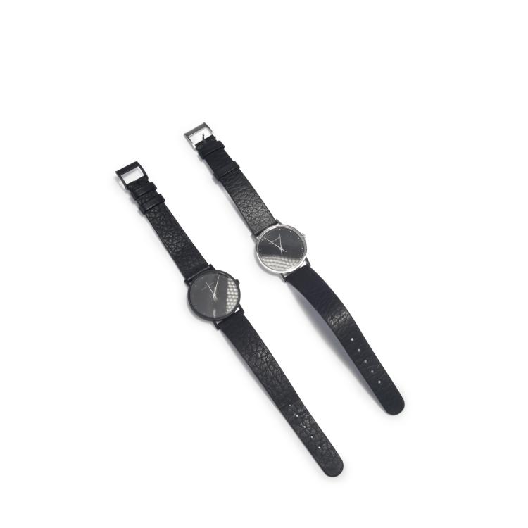 Hauptbild zu Objekt, Two '321' wrist watches, c1970, Henning Koppel, Jensen, Georg, Kopenhagen, 128A 136