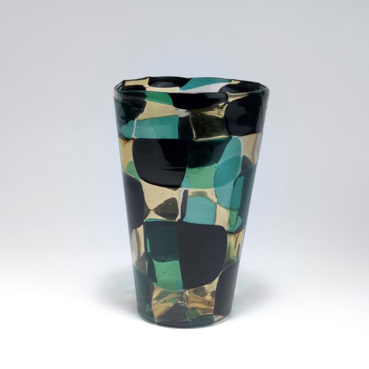 Bild 1 zu Objekt, Vase 'Pezzato', um 1961, Fulvio Bianconi, Venini & C., Murano, 128C 662