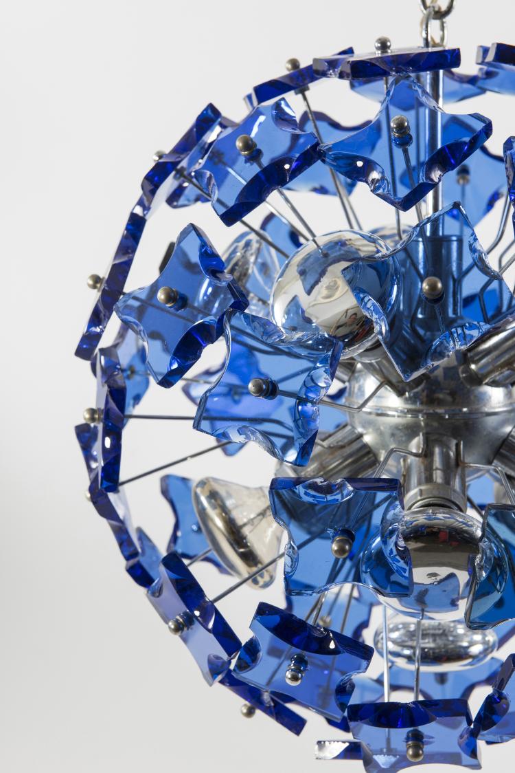 Bild 1 zu Objekt, Deckenleuchte, um 1965, Fontana Arte, Mailand (zugeschrieben), 128B 448