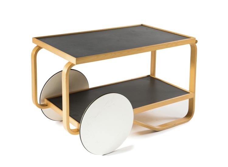 Hauptbild zu Objekt, '901' serving cart, 1936, Alvar Aalto, Artek, Helsinki, 128A 29