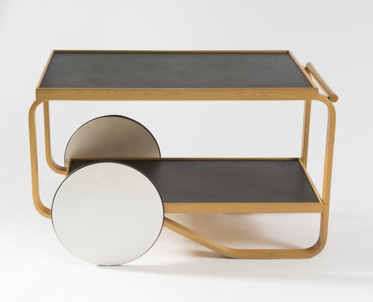 Bild 2 zu Objekt, '901' serving cart, 1936, Alvar Aalto, Artek, Helsinki, 128A 29