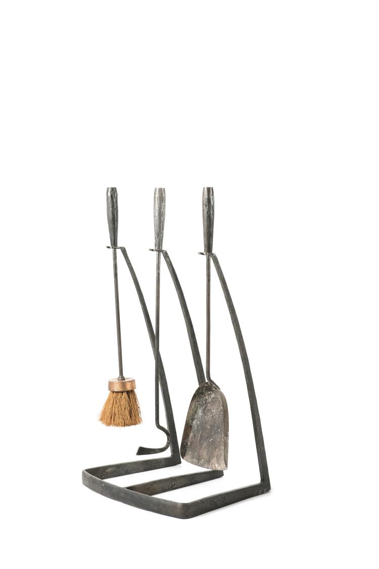 Hauptbild zu Objekt, Kaminset, 1950/60er Jahre, Italien, 128B 254