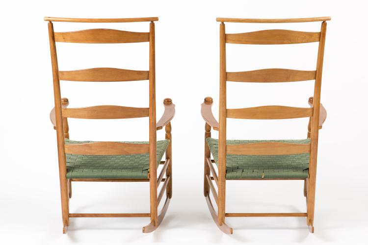 Bild 4 zu Objekt, Two NO. 7 Shawl back shaker rockers', 1850s, Shaker Workshops, Ashburnham, MA, 128B 188