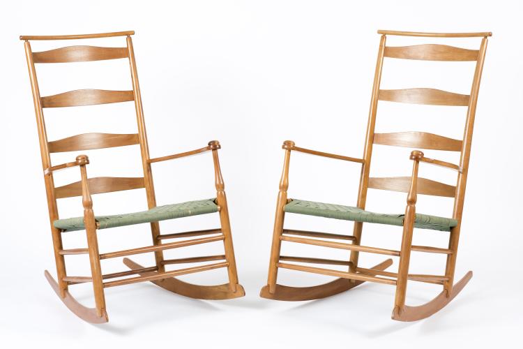 Bild 5 zu Objekt, Two NO. 7 Shawl back shaker rockers', 1850s, Shaker Workshops, Ashburnham, MA, 128B 188