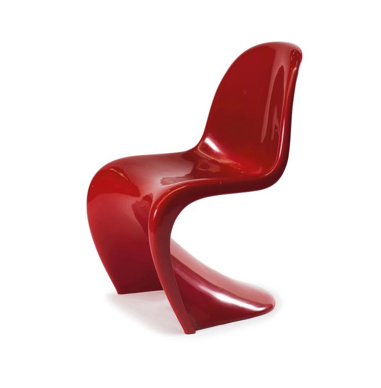 Hauptbild zu Objekt, 'Panton' chair, 1962/67, Verner Panton, Fehlbaum Production, Weil am Rhein, 128A 163