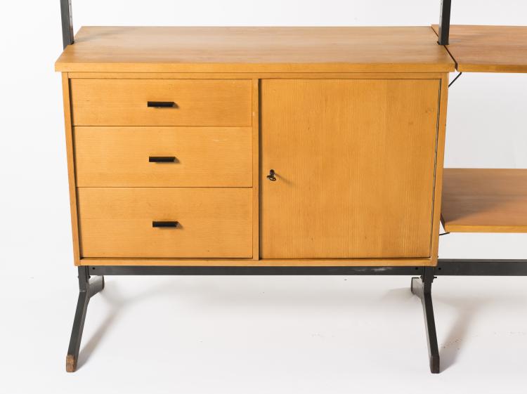 Bild 4 zu Objekt, Freestanding 'Pira' shelving system c1958, Olof Pira, String Design AB, V&auml;llingsby, 128A 126