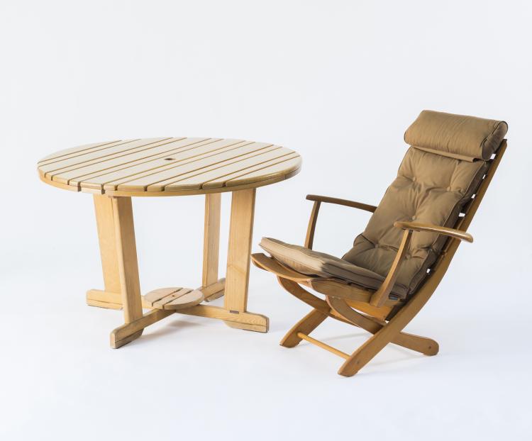 Bild 6 zu Objekt, Gartentisch und vier Garten-Armlehnst&uuml;hle, um 1955, Triconfort, Frankreich, 128B 322