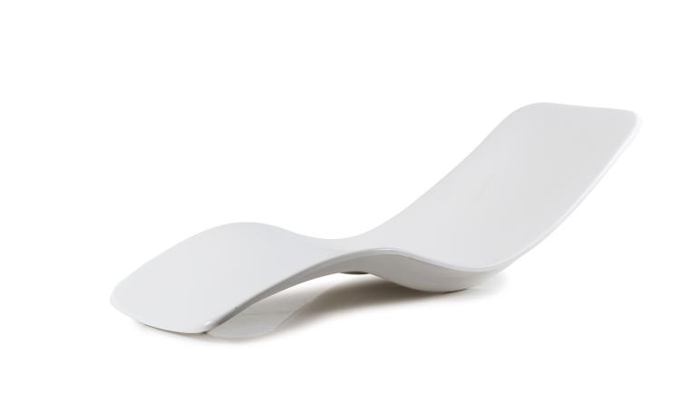 Hauptbild zu Objekt, Liegestuhl, um 1970, Charles Zublena, Plastique de Bourgogne (zugeschrieben), 128B 542