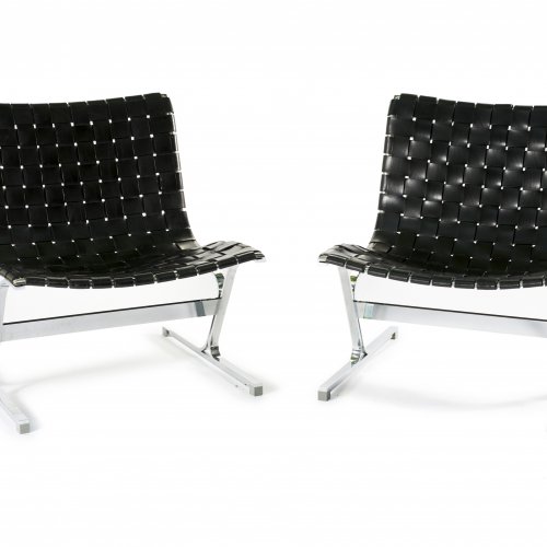 Two 'PLR' easy chairs, 1968