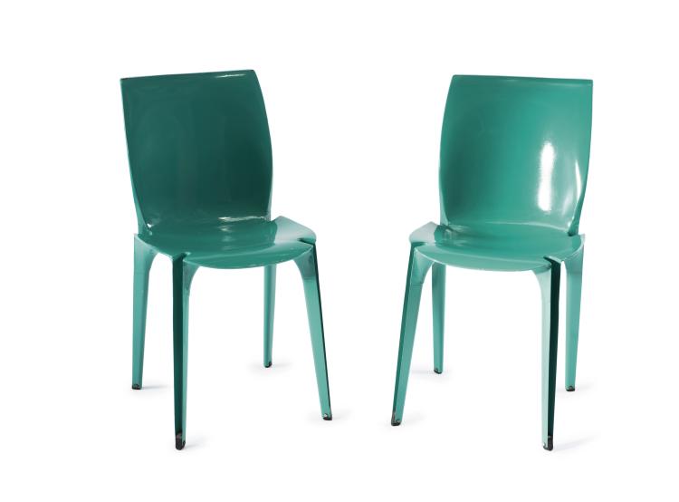 Hauptbild zu Objekt, Zwei St&uuml;hle 'Lambda', 1963, Marco Zanuso, Gavina, Mailand, 128B 440