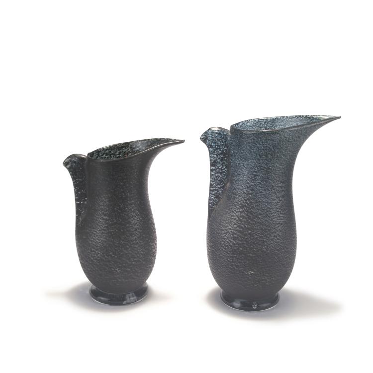 Hauptbild zu Objekt, Two 'Barbarico' vases, c1951, Ercole Barovier, Barovier & Toso, Murano, 128C 722