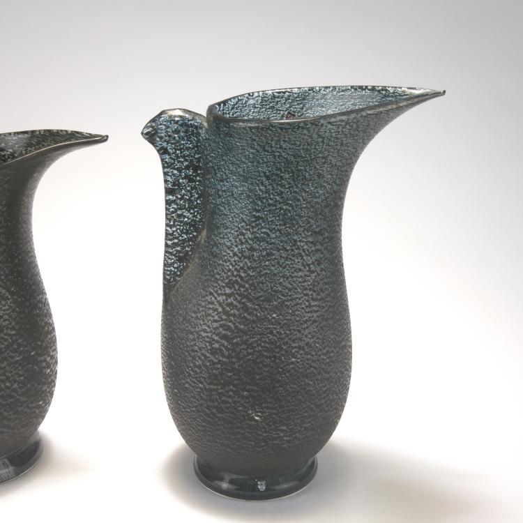 Bild 1 zu Objekt, Two 'Barbarico' vases, c1951, Ercole Barovier, Barovier & Toso, Murano, 128C 722