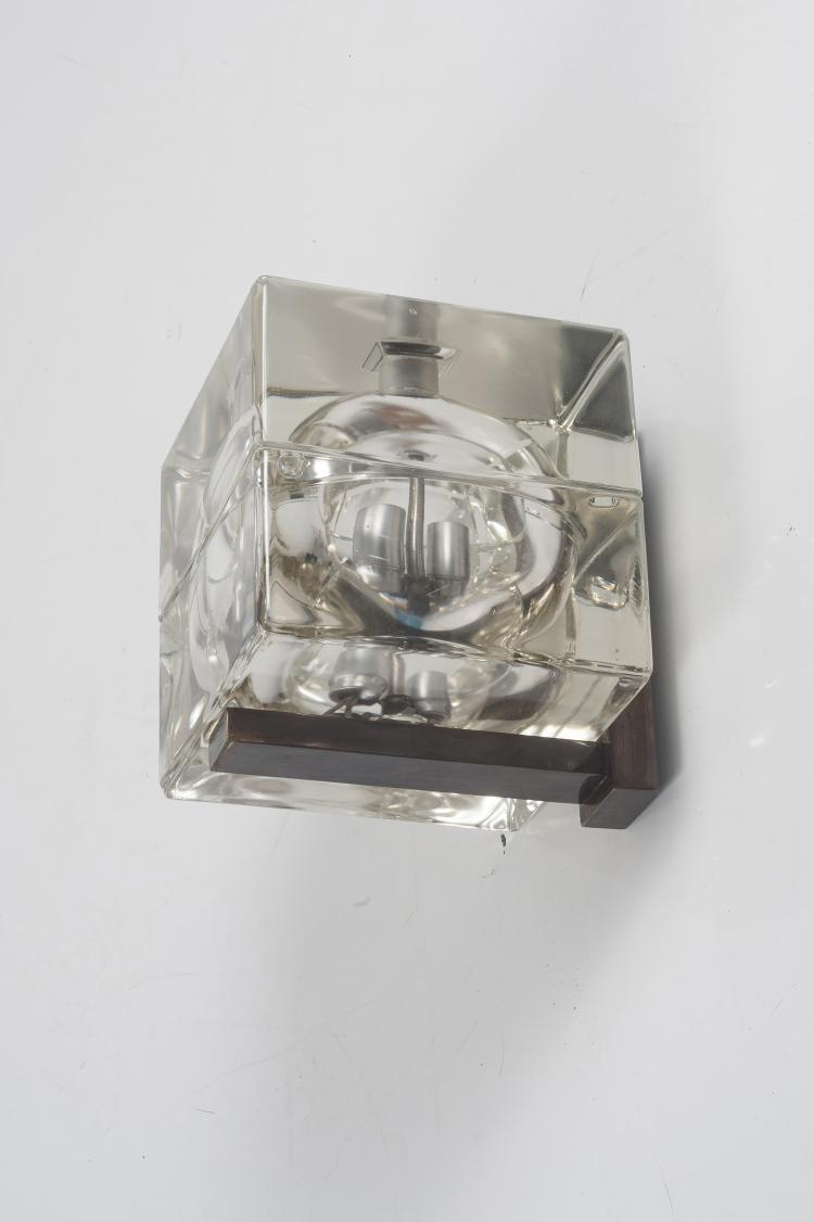 Bild 1 zu Objekt, Wandleuchte 'Cubosfera', 1968, Alessandro Mendini, Fidenza Vetraria, Italien, 128B 472