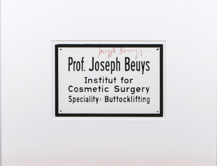 Hauptbild zu Objekt, 'Buttocklifting', nach 1972, Joseph Beuys, 138C 797