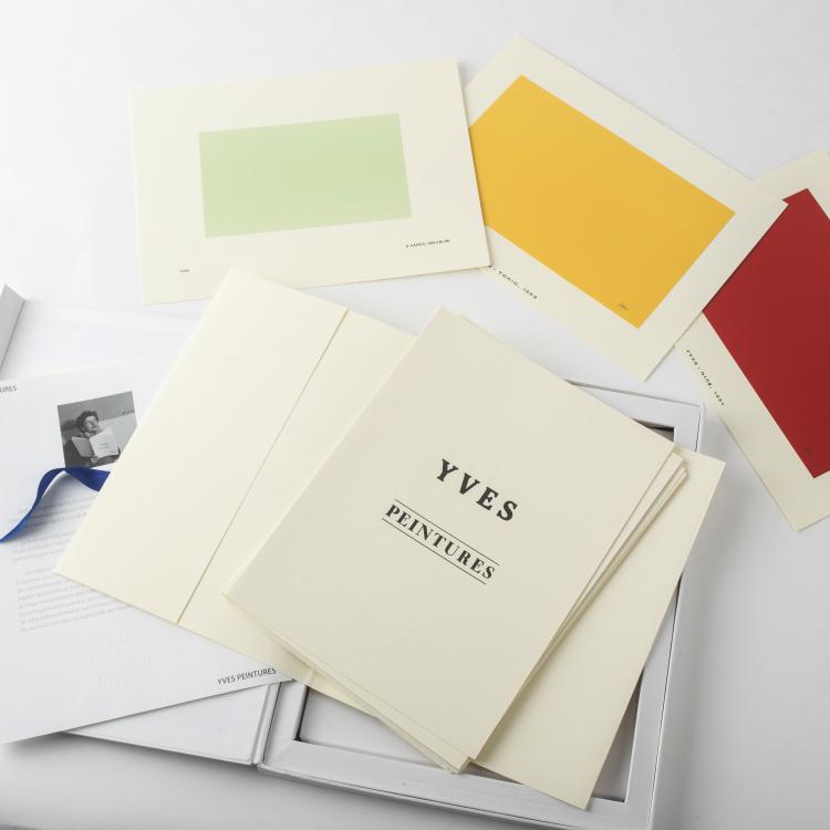 Hauptbild zu Objekt, 'Peintures' portfolio, 2006, Yves Klein, Edition Dilecta, Paris, 136B 78