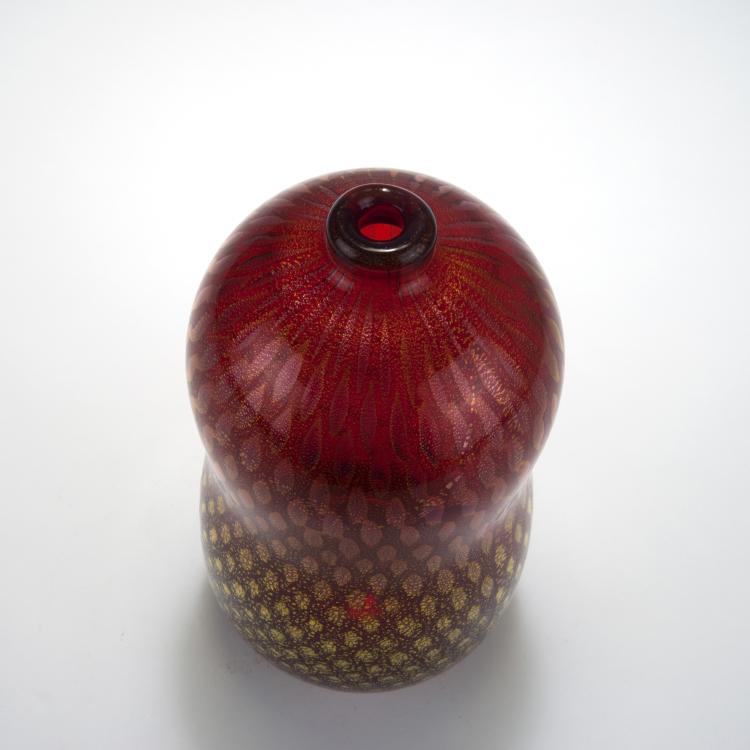 Bild 1 zu Objekt, 'A reazione policroma' vase, c1952, Giulio Radi, A.Ve.M., Murano, 128C 745