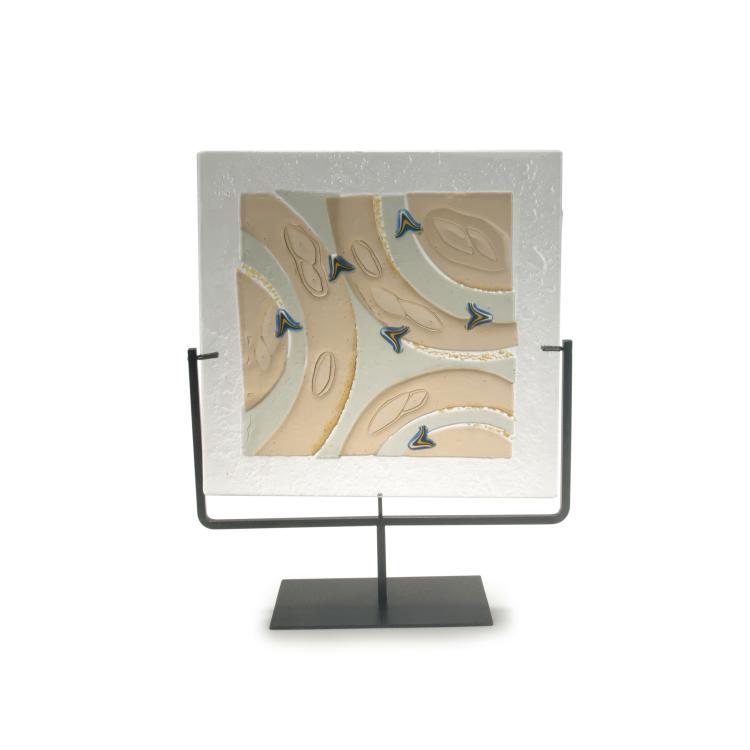 Hauptbild zu Objekt, Stained glass window, 1970s, Anzolo Fuga, 128C 753