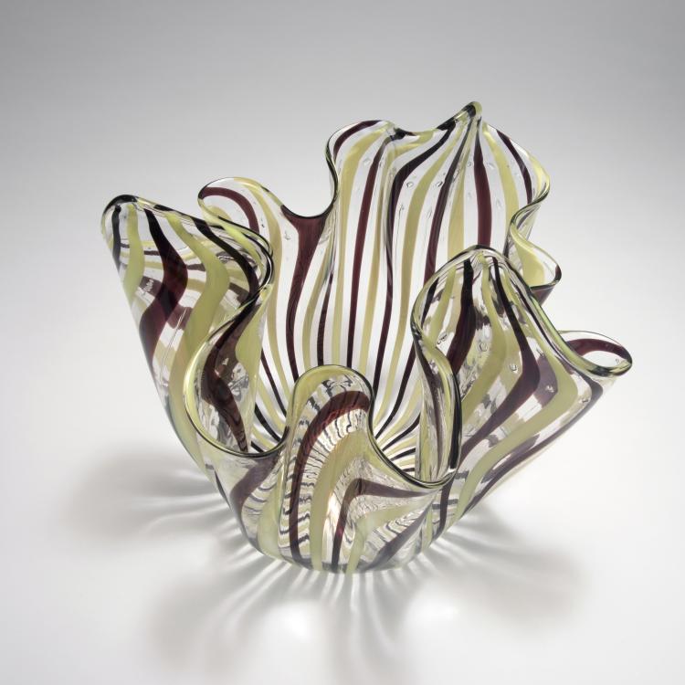 Bild 2 zu Objekt, 'Fazzoletto' vase, c1949, Fulvio Bianconi, Venini & C., Murano, 128C 636