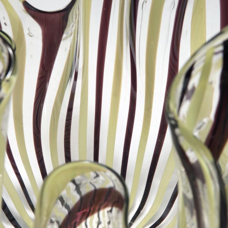 Bild 3 zu Objekt, 'Fazzoletto' vase, c1949, Fulvio Bianconi, Venini & C., Murano, 128C 636