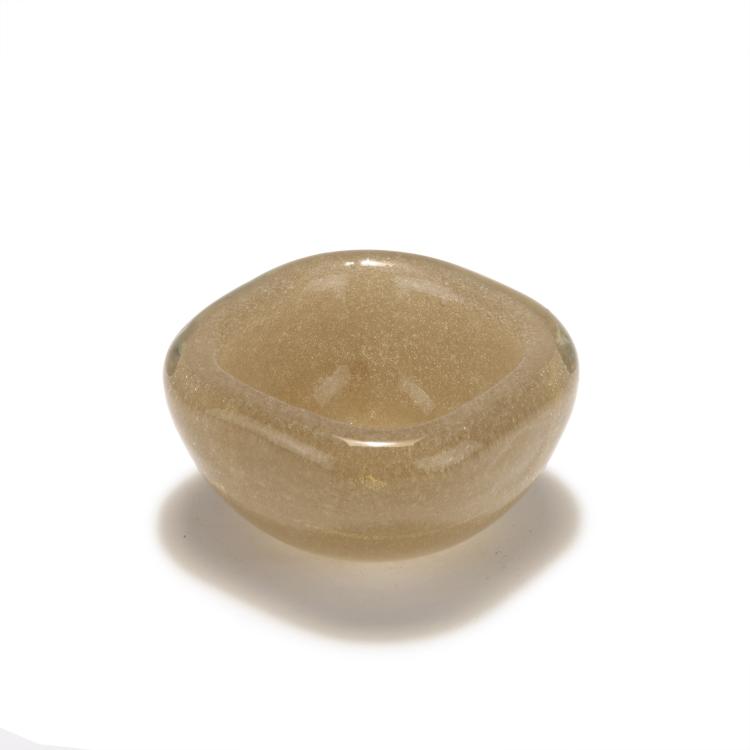 Hauptbild zu Objekt, 'Sommerso a bollicine' bowl, c1935, Carlo Scarpa, Venini & C., Murano, 128C 623