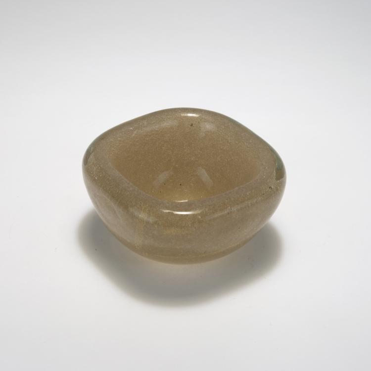 Bild 1 zu Objekt, 'Sommerso a bollicine' bowl, c1935, Carlo Scarpa, Venini & C., Murano, 128C 623