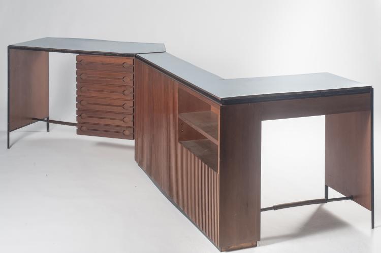 Bild 8 zu Objekt, Schreibtisch und Arbeitstisch, um 1958, Italien, 128B 352