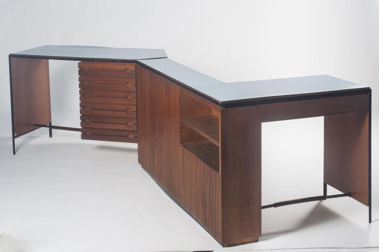 Bild 9 zu Objekt, Schreibtisch und Arbeitstisch, um 1958, Italien, 128B 352