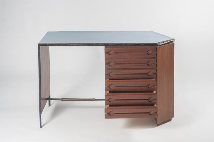 Bild 10 zu Objekt, Schreibtisch und Arbeitstisch, um 1958, Italien, 128B 352