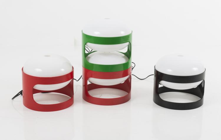 Bild 1 zu Objekt, Four 'KD27' table lights, 1967, Joe Colombo, Kartell, Noviglio, 128B 461