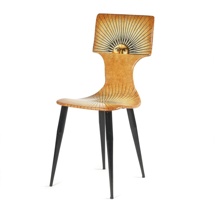 Hauptbild zu Objekt, Stuhl 'Sole', 1990er Jahre, Piero Fornasetti, Fornasetti, Mailand, 128B 382