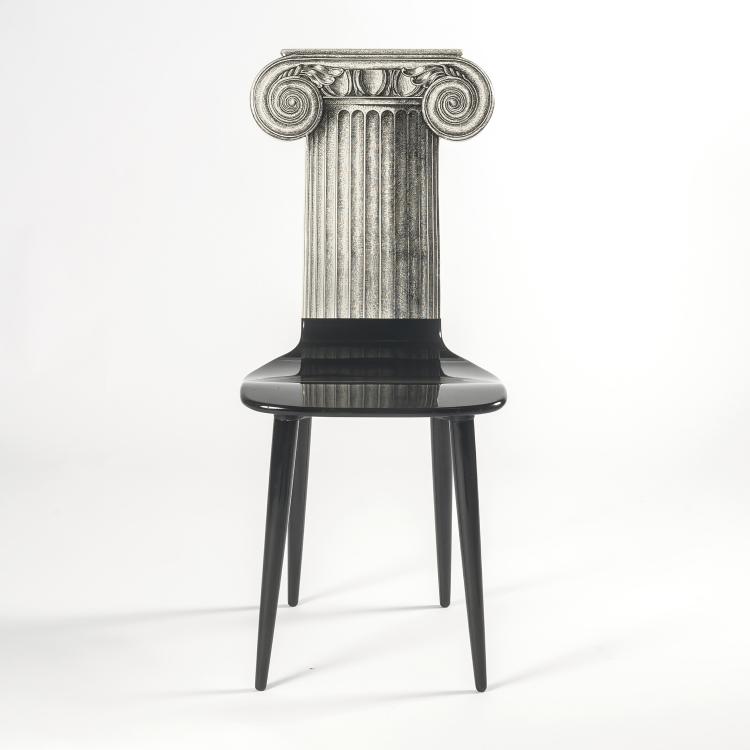 Bild 1 zu Objekt, 'Capitello Ionico' chair, 1980 , Piero Fornasetti, Fornasetti, Mailand, 128B 381