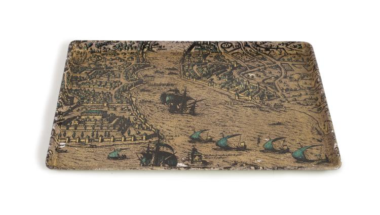 Hauptbild zu Objekt, 'Constantinopoli' tray, 1950/60s, Piero Fornasetti, Fornasetti, Mailand, 128B 371