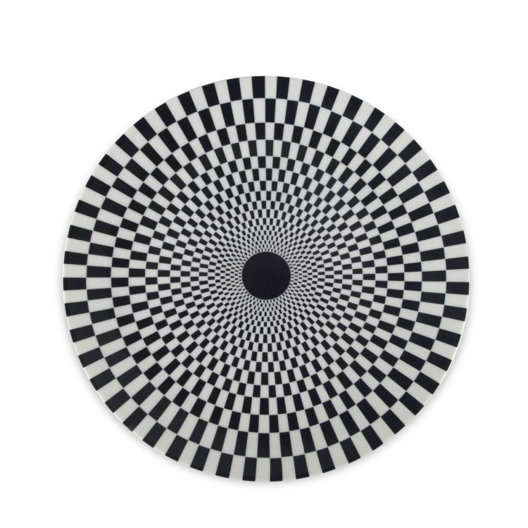 Hauptbild zu Objekt, Teller 'Egocentrismo', 1990er Jahre, Piero Fornasetti, Fornasetti, Mailand, 128B 368