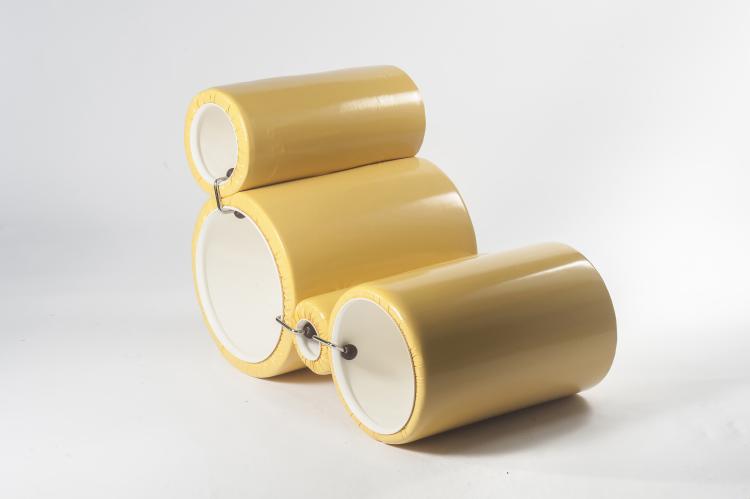 Bild 3 zu Objekt, 'Tube chair', 1969, Joe Colombo, Flexform, Meda Mailand, 128B 484