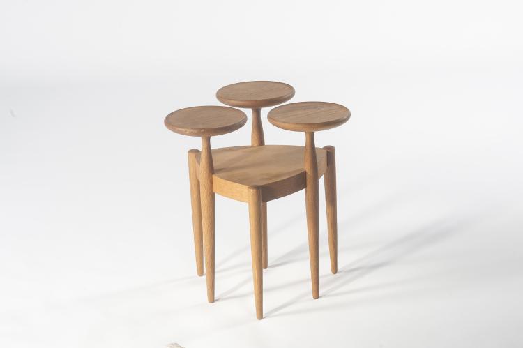 Bild 5 zu Objekt, Lounge chair and end table, c1965, D&auml;nemark, 128A 172