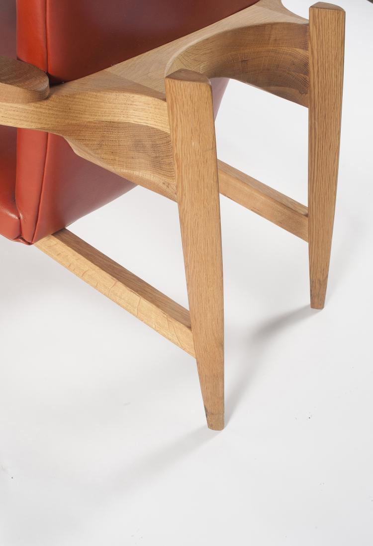 Bild 7 zu Objekt, Lounge chair and end table, c1965, D&auml;nemark, 128A 172