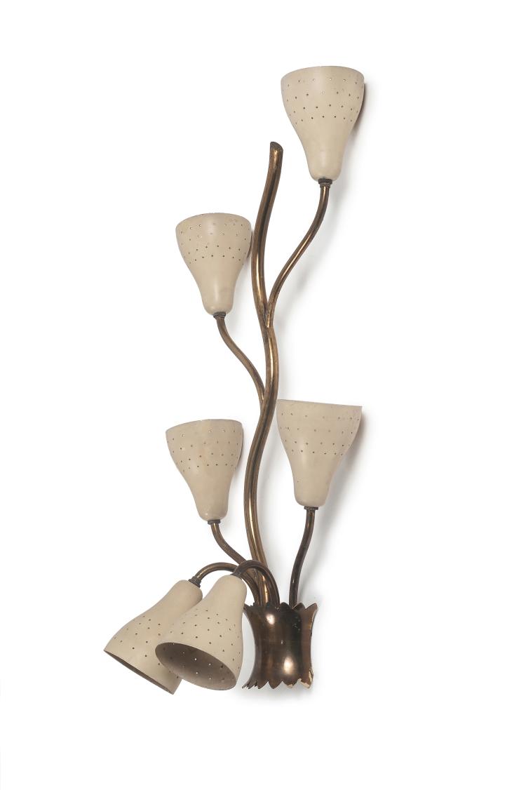 Hauptbild zu Objekt, Wandapplique, 1950er Jahre, Arteluce, Mailand (zugeschrieben), 128B 265