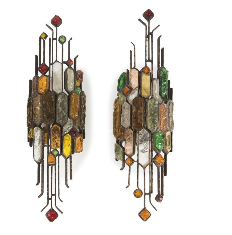 Bild 2 zu Objekt, Zwei Wandappliquen, um 1970, Albano Poli, Poliarte, Verona, 128B 541