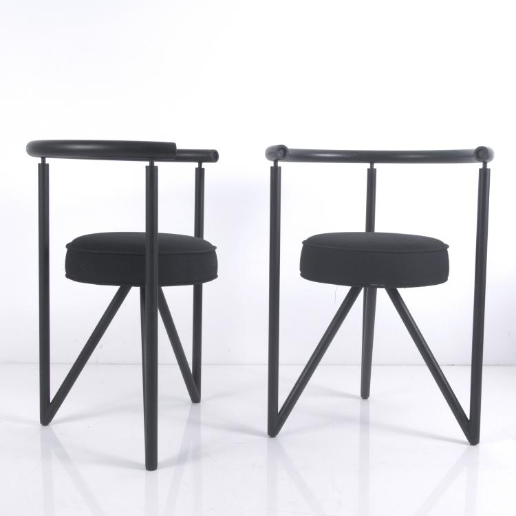 Bild 1 zu Objekt, Six 'Miss Dorn' chairs, 1982, Philippe Starck, Disform, Frankreich, 131B 571