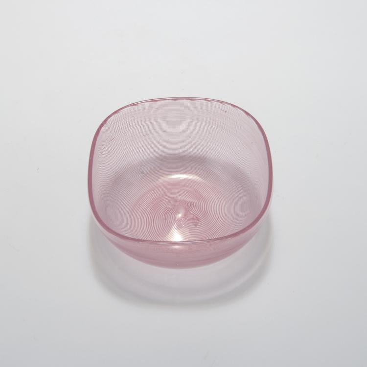 Bild 1 zu Objekt, 'Mezza filigrana' bowl, c1935, Carlo Scarpa, Venini & C., Murano, 128C 627