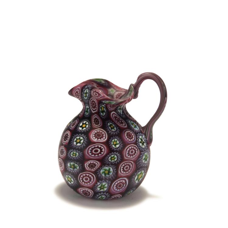 Hauptbild zu Objekt, 'Murrine' jug, c1910, Toso, Fratelli, Murano, 128C 773