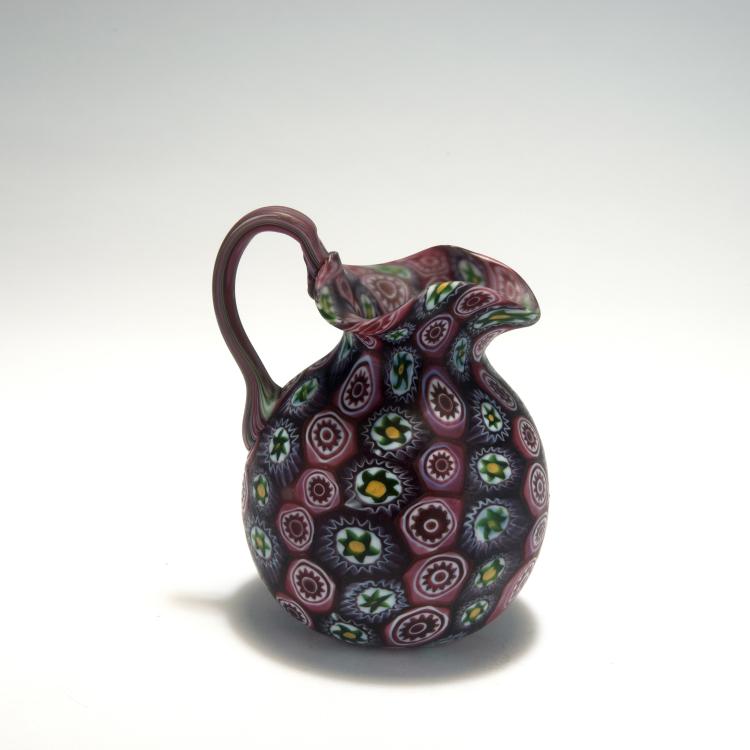 Bild 1 zu Objekt, 'Murrine' jug, c1910, Toso, Fratelli, Murano, 128C 773