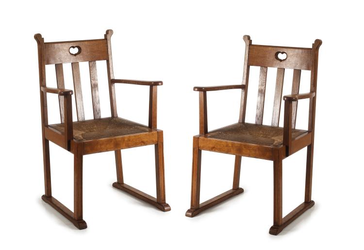 Hauptbild zu Objekt, Two armchairs, 1910/20s, Skandinavien, 128A 2