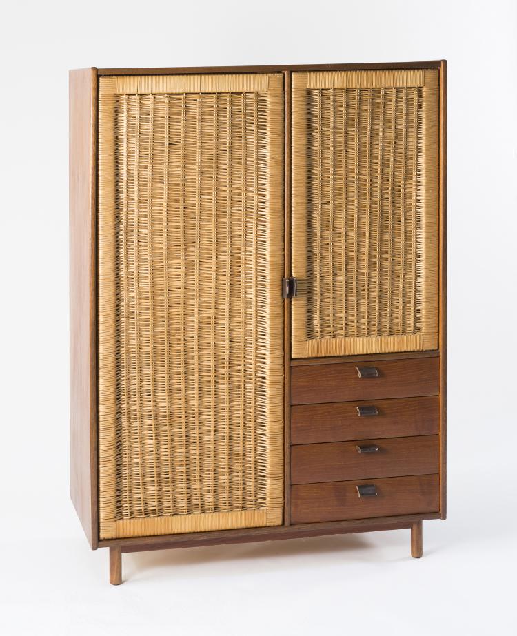 Bild 1 zu Objekt, Wardrobe, 1960s, Sebastian Muggenthaler, Muggenthaler, Sebastian, M&ouml;belwerkst&auml;tten, Otzing, 128B 429