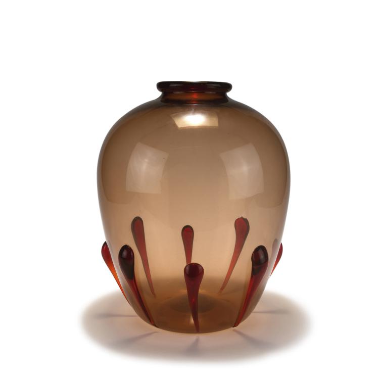 Hauptbild zu Objekt, Vase, c1924, Vittorio Zecchin, Cappellin, M.V.M., Murano, 128C 706