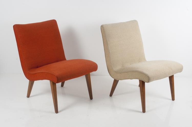 Bild 1 zu Objekt, Two 'Vostra' easy chairs, 1941, Jens Risom, Knoll, Walter, Herrenberg, 128A 45